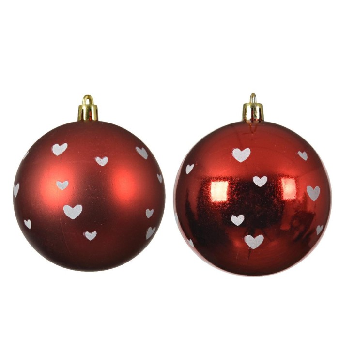 SFERA CON STAMPA CUORE ROSSA 2